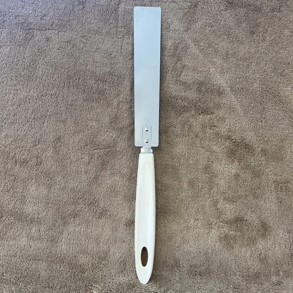 Vintage ANDROCK Spreader Green Floral Stainless 6.5